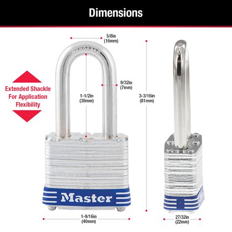 Qlf Laminated Padlock Master Lock