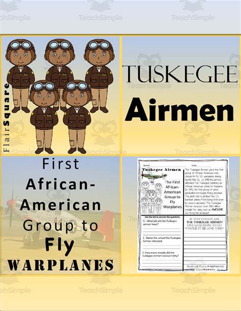 Reading Comprehension For Black History Month Tuskegee Airmen By Teach