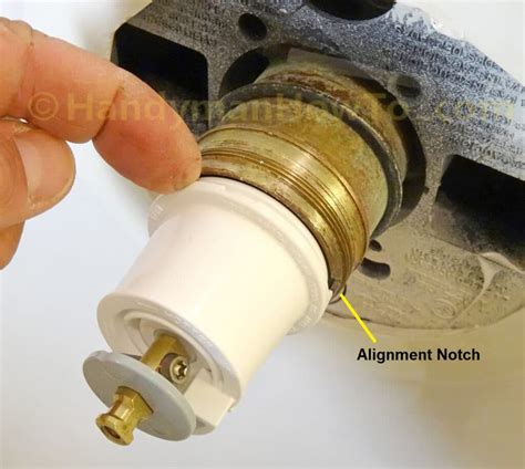 how to install a shower cartridge