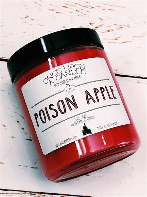 Poison Apple Candle Disneyland Inspired Candle Snow White Etsy