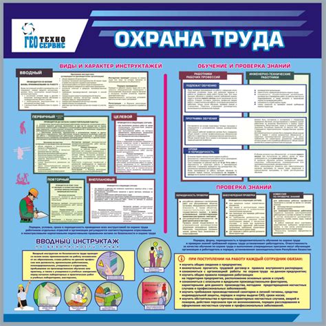 Купить плакаты по охране труда и технике безопасности в Москве.
