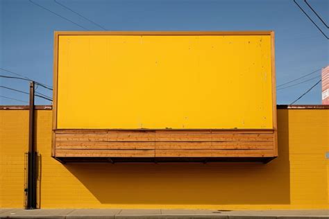 Yellow Advertisement Architecture Building Free Photo Rawpixel