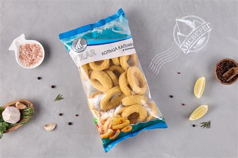 Кольца кальмара в панировке