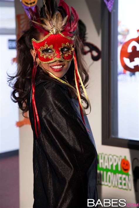 Janice Griffith Fucks A Masked Man At A Halloween Party Porn Pictures XXX Photos Sex Images