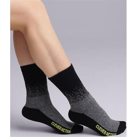 Носки CLEVER S606П женские, цвет чёрный, размер 23 S606П/чёрный/23 ...