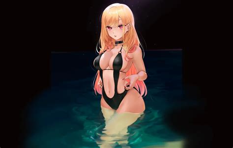 Wallpaper Girl Hot Wet Boobs Sexy Girl Anime Water Figure For Mobile And Desktop Section