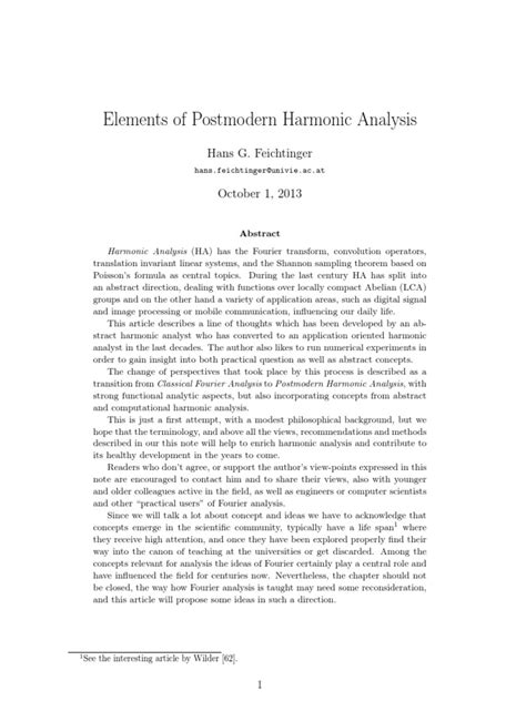 Harmonic Analysis | PDF | Distribution (Mathematics) | Fourier Transform 