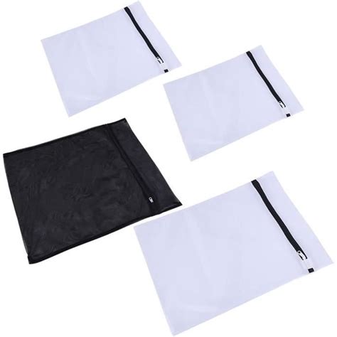 Sacs À Linge Sac À Cordon Respirant 4 Pièces Épaissir Pour Soutien Gorge Lingerie Pour Sous