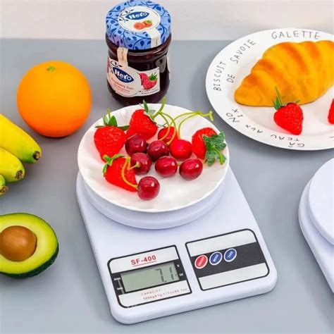 Balança De Alimento - kit 2 Balança de Alimentos Digital de Cozinha Confeitaria Fitness ...