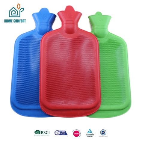 Rubber Classical Hot Water Bottle Thickened Portable Water Filled Explosion Proof Daily Use