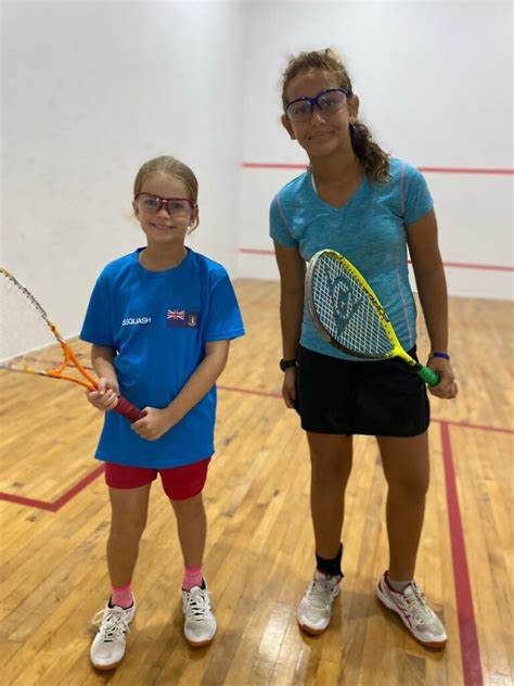 Delilah Pease And Ethan Mohamed March In To The Junior Caribbean Squash