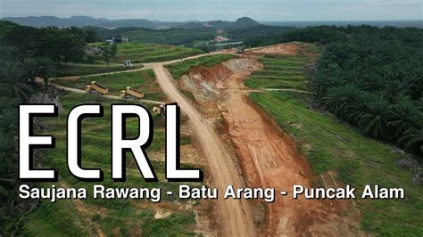 Perkembangan ECRL Rawang Batu Arang Puncak Alam 24 Oktober 2023