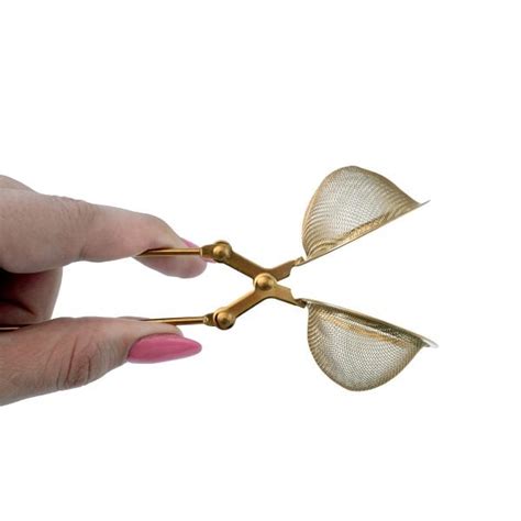 Loose Leaf Tea Strainer Gold Carmién Tea