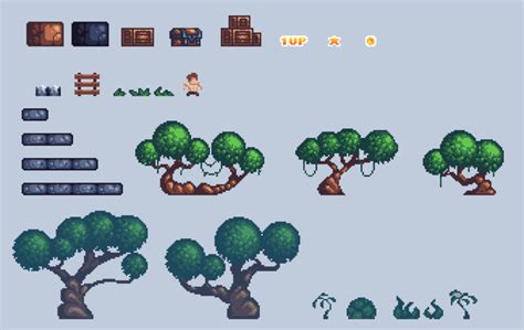 Download Forest Pixel Art Tileset