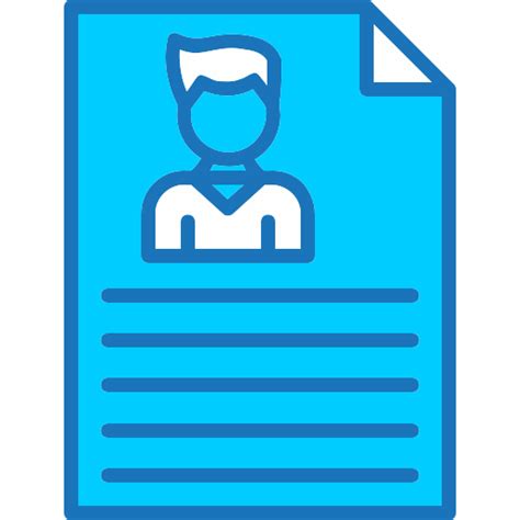 Resume Generic Blue Icon