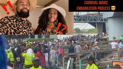 Carnival Magic Embarkation Day Chaos Youtube