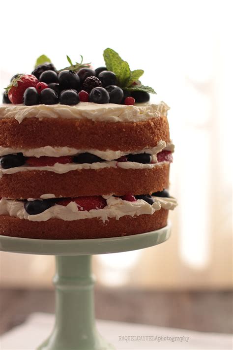 Raquel S Kitchen English Version Red Fruit Naked Cake