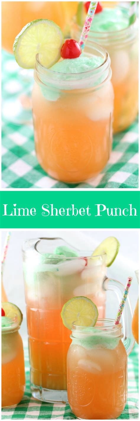 Lime Sherbet Punch