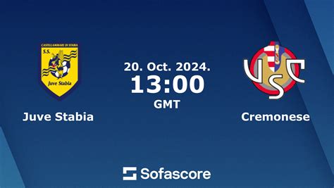 Juve Stabia Vs Cremonese Live Score H2H And Lineups Sofascore