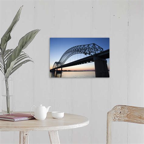 Hernando Desoto Bridge over the Mississippi River, Memphis Wall Art ...