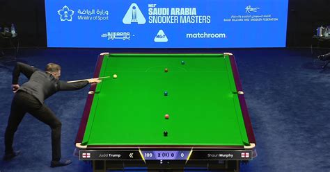 Saudi Arabia Masters Judd Trump Claims Third Frame In Semi Final Clash