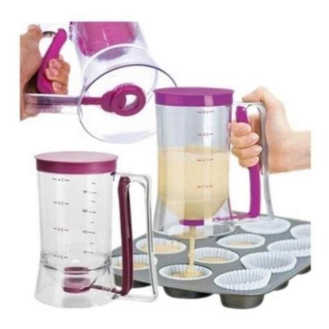 Dosador De Massa Medidor Dispenser Para Panqueca Bolo Cupcake