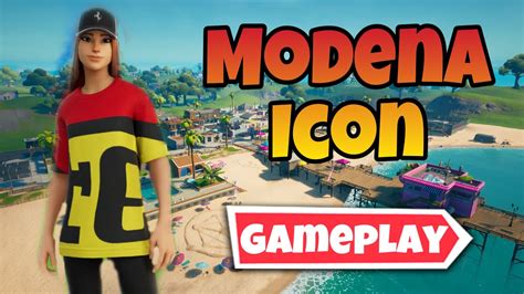 New Modena Icon Skin Gameplay In Fortnite Ferrari Set Youtube