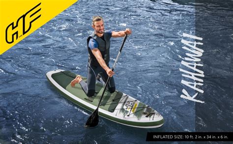 Hydro-Force Kahawai Inflatable Stand-Up Paddleboard Set 10’2”