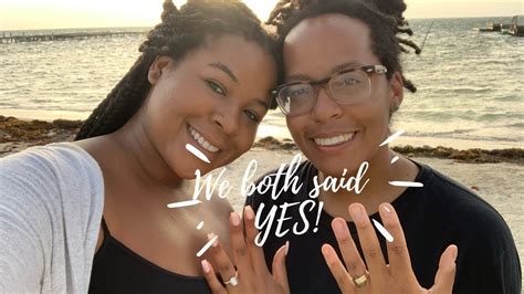 Sweetest Lesbian Proposal WE ARE ENGAGED YouTube