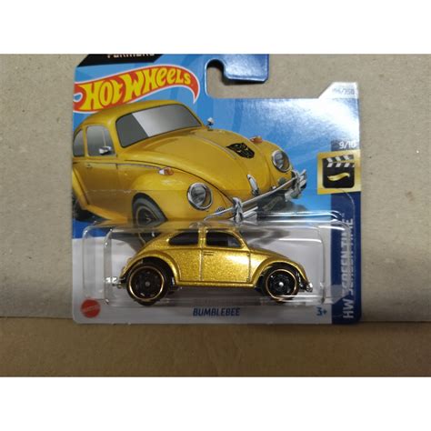Bumblebee Vw Beetle Gold Transformers Screen Time Hot Wheels Bcn Stock Cars
