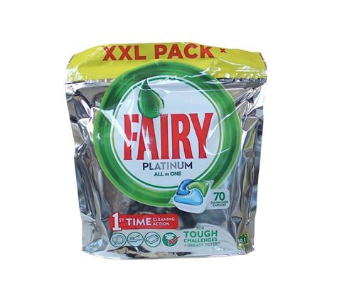 Капсулы для посудомойки Fairy Platinum All in 1, 70шт.
