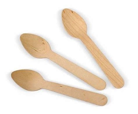 Disposable Dessert Ice Cream Wooden Spoons 110mm At Rs 0 69 Piece