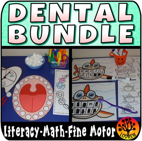 Dental Health Bundle Dentist Activities Math Literacy Teeth Tooth