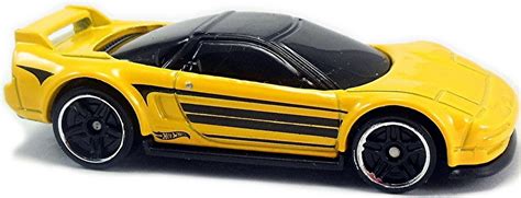 164 Hot Wheels Yellow 1990 Acura Nsx Nightburnerz Diecast Kids Toy