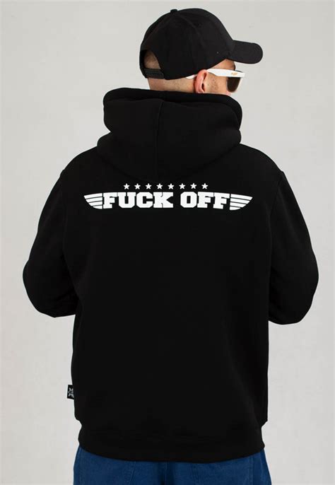 Bluza Red Eyes Fuck Off czarno biała