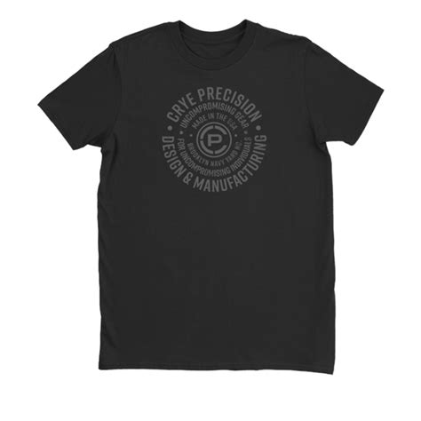 Crye Precision Circular T Shirt Black Uk Tactical