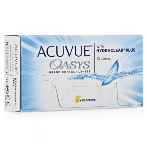 Контактные линзы Acuvue Oasys (Акувью оазис), 12 штук