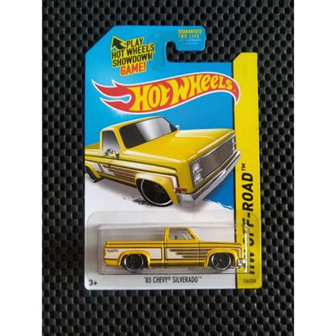 Jual Hot Wheels CHEVY SILVERADO Kuning UScard Shopee Indonesia