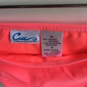 California Waves Swim California Waves New Coral Strappy Bikini Bottom Poshmark