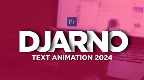 Cara Membuat Animasi Text Terbaru Di Premiere Pro Youtube