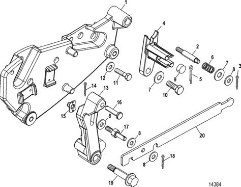 Mercruiser Race Engine And Drive Scorpion 377 Sterndrive Shift Bracket Components Bravo Design Ii