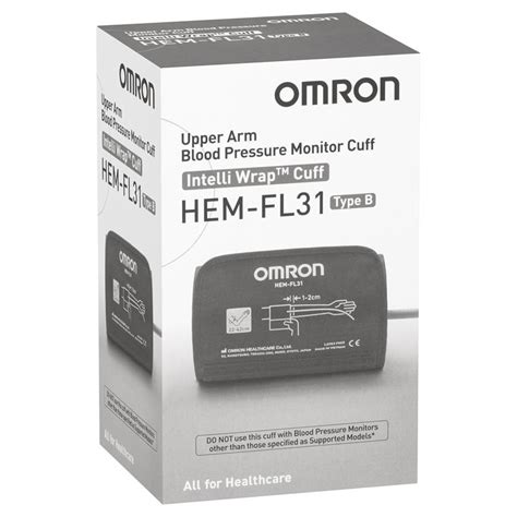 Buy Omron Medium To Large Intelli Wrap Cuff Type B 22 - 42cm Online at ...