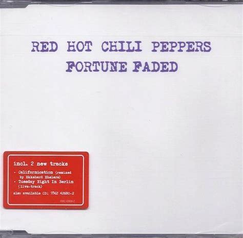 Red Hot Chili Peppers Fortune Faded Top 40