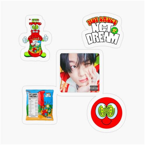 NCT DREAM Hot Sauce Jeno Sticker For Sale By Itsbonnyhere Nct Dream Nct Print Stickers