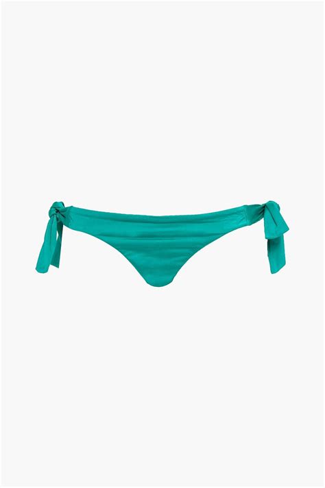 SEAFOLLY Tief sitzendes Bikini Höschen mit Knotendetail THE OUTNET