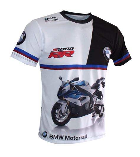 Bmw Motorrad S1000Rr All Over Sublimation Print T Shirt Rocker Bike