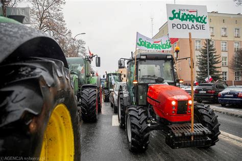 B D Kolejne Blokady Dr G W Podlaskiem Rolnicy Ponownie Organizuj