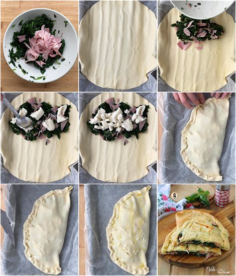 Calzone Di Sfoglia Spinaci E Prosciutto Ricetta Facile