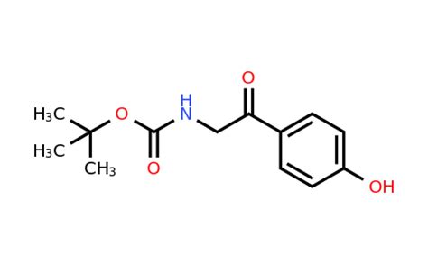 CAS 607358 50 9 2 4 Hydroxy Phenyl 2 Oxo Ethyl Carbamic Acid Tert