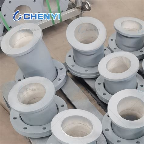 Wear And Abrasion Resistant Alumina Ceramic Lined Steel Pipe Elbows Pipeline Fittings China